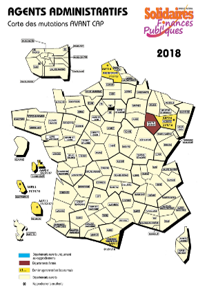 Carte avant CAP agents administratifs 2018