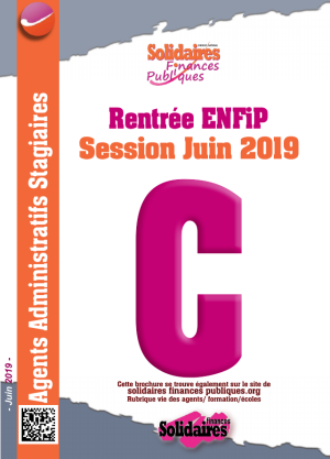 Plaquette agents administratifs ENFiP 2019