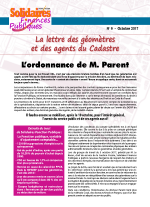 La Lettre des géometres et des agents du cadastre n°9